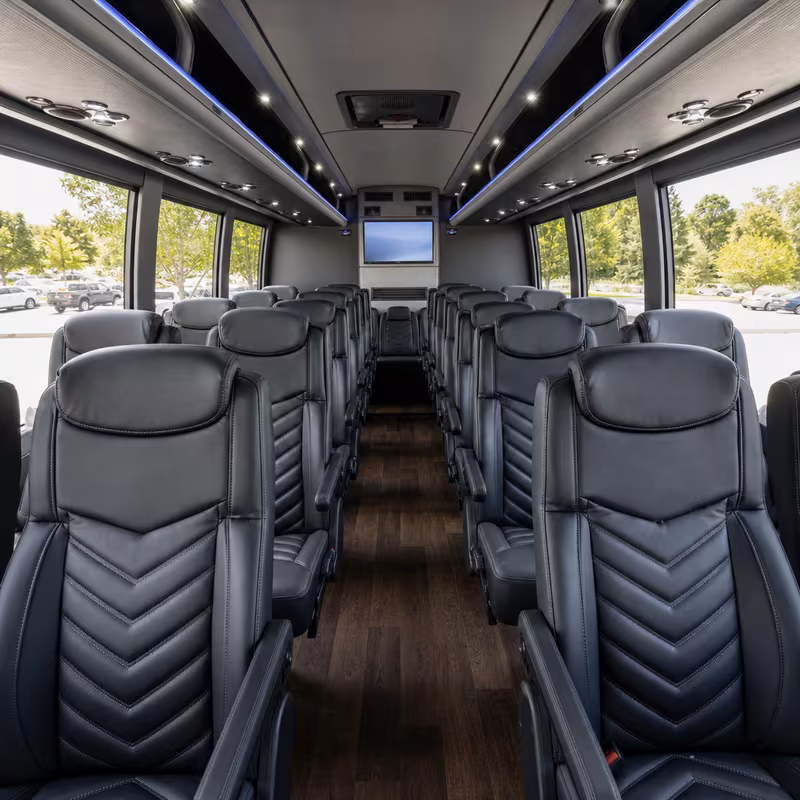 15-35 Passenger Minibus Interior