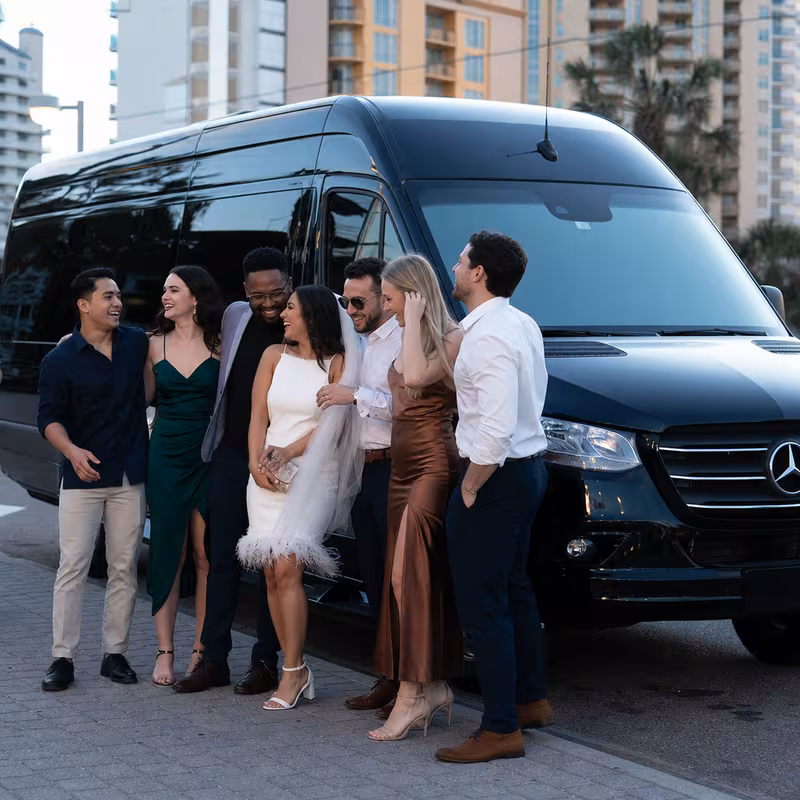 Myrtle Beach Bachelor & Bachelorette Transportation fleet vehicle