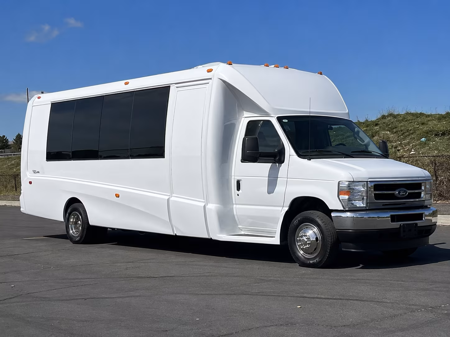 Interior of a party bus rental serving Myrtle Beach
