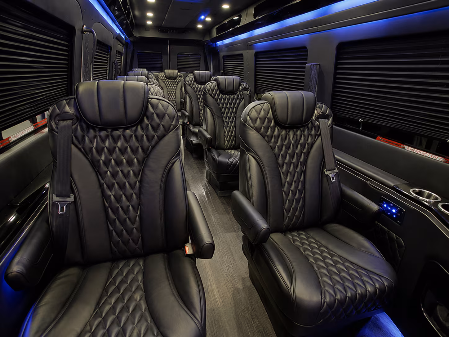 Myrtle Beach Airport Shuttle & Transportation party bus exterior