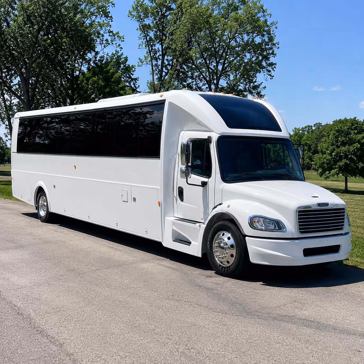 Myrtle Beach Private Event Transportation party bus exterior