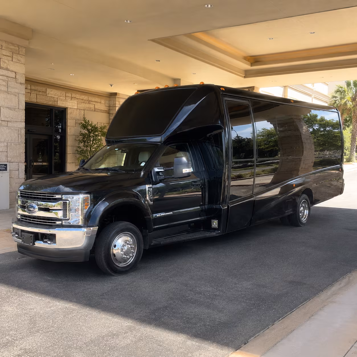Myrtle Beach Private Event Transportation party bus interior