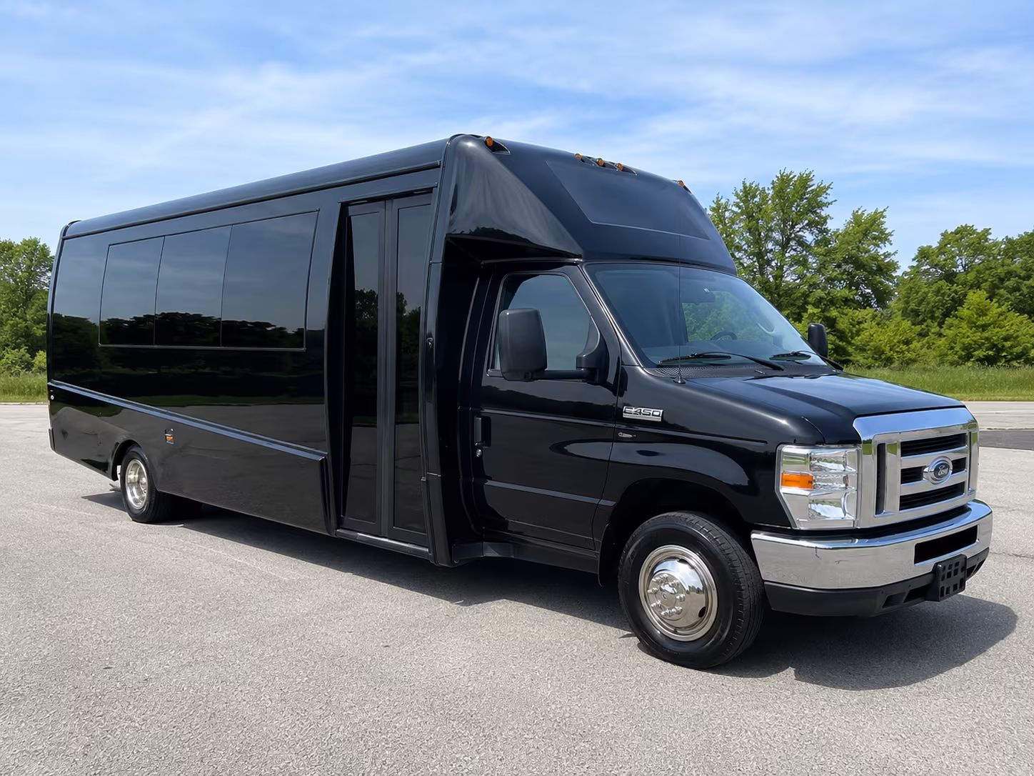 Myrtle Beach School Event Transportation party bus exterior