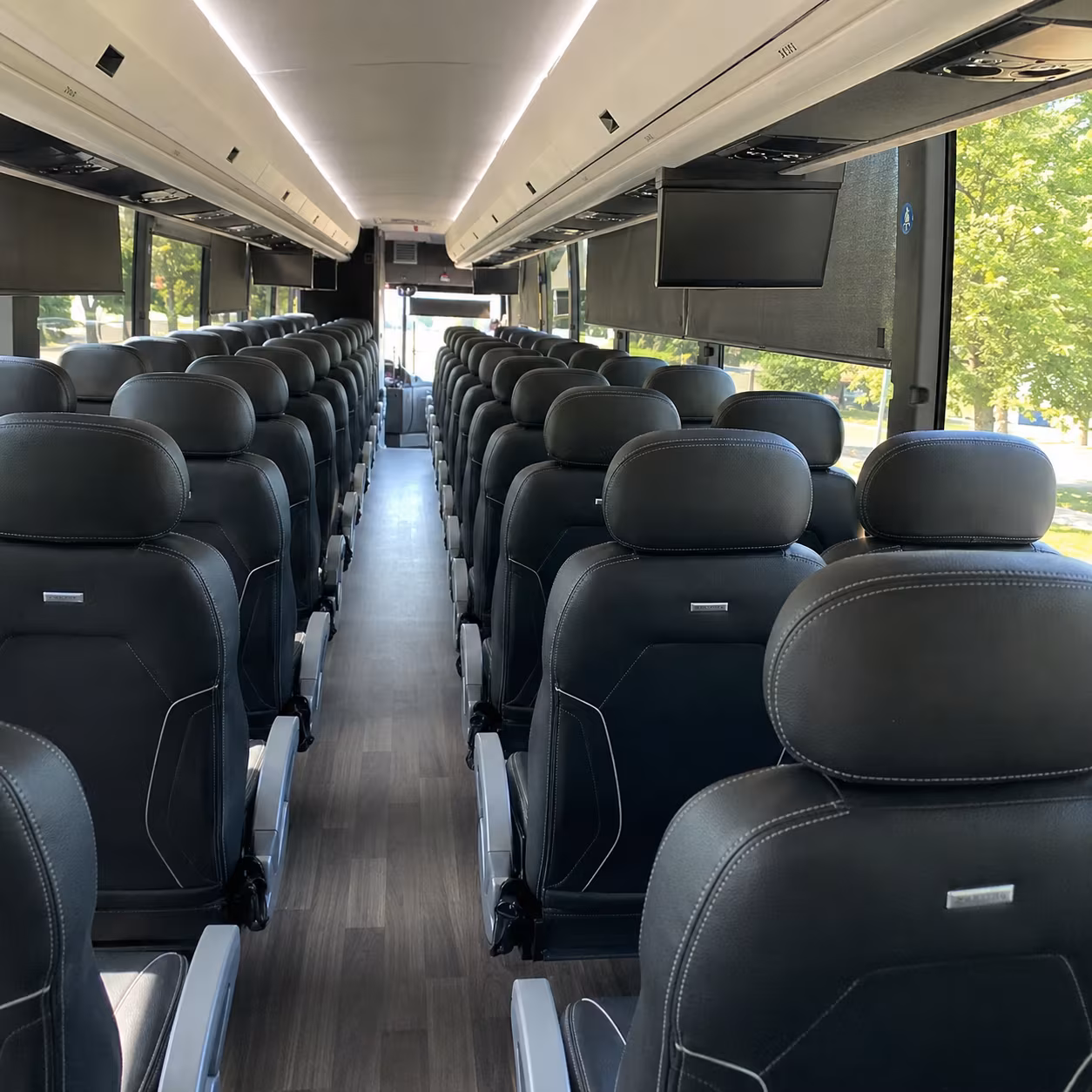 Myrtle Beach School Event Transportation party bus exterior