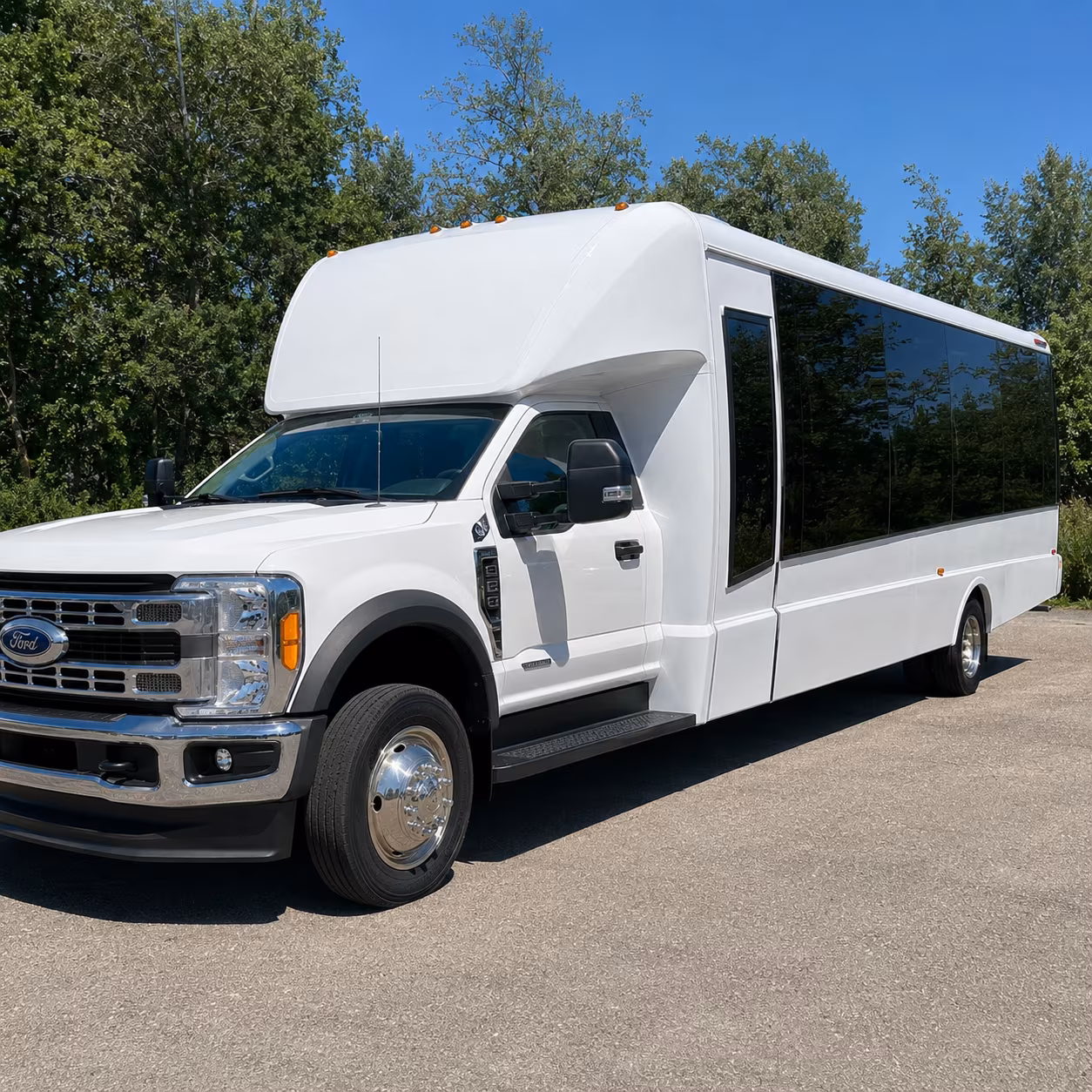 Myrtle Beach School Event Transportation party bus interior