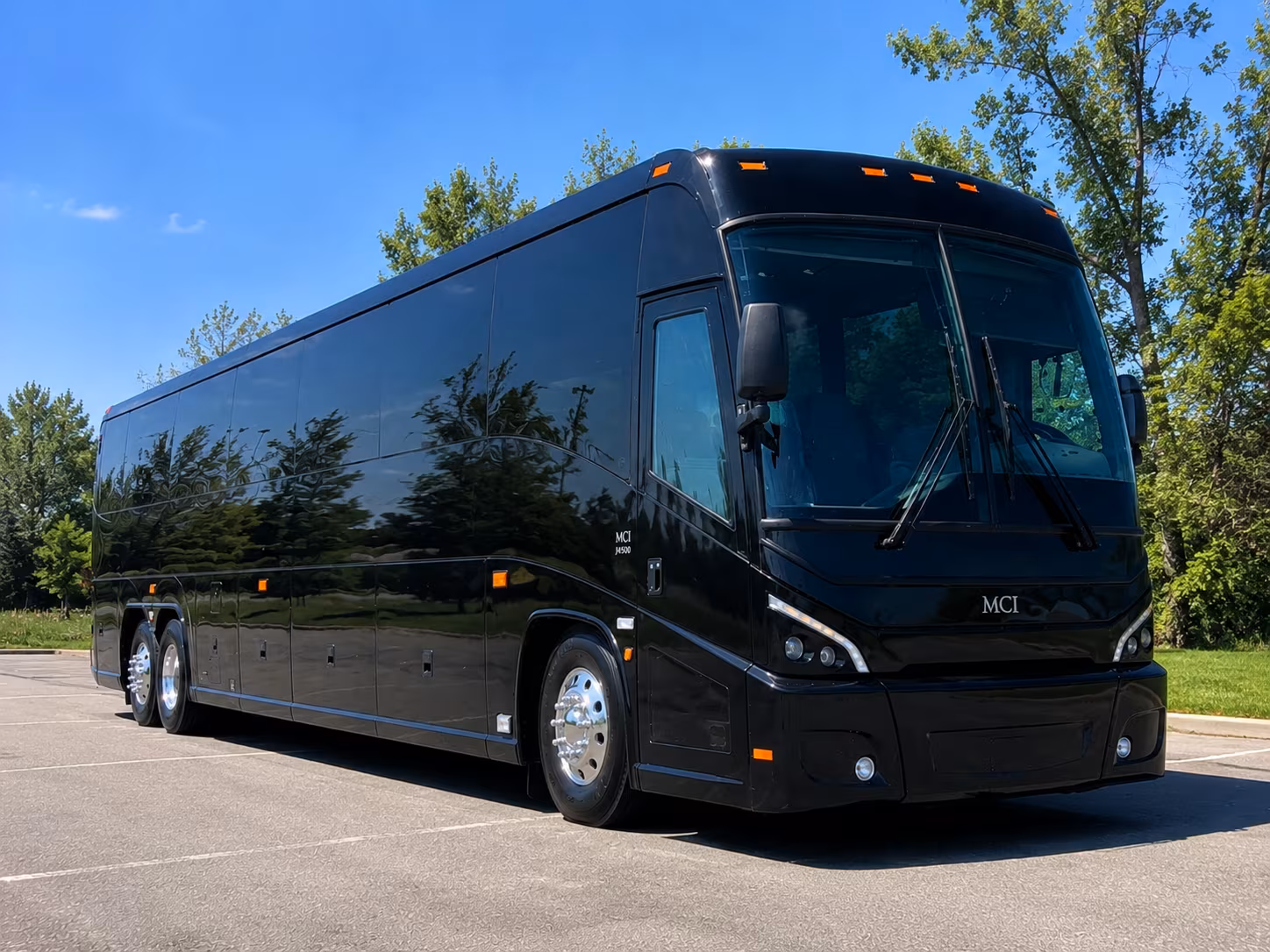 Myrtle Beach School Event Transportation party bus exterior