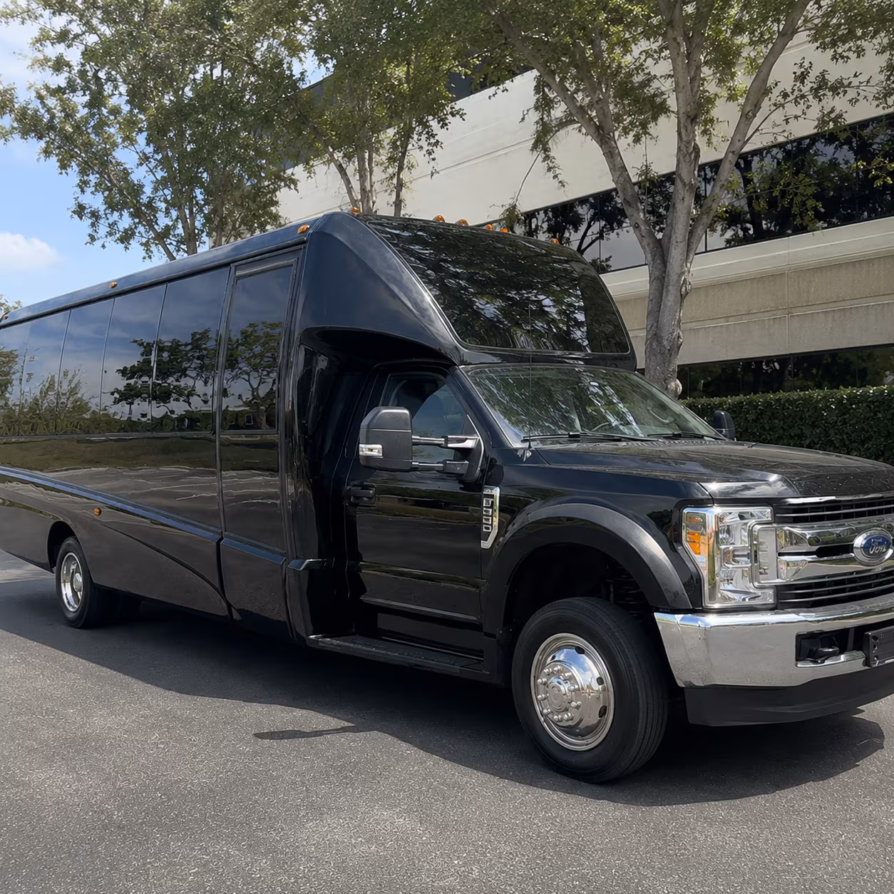 Myrtle Beach Sporting Event Transportation party bus exterior