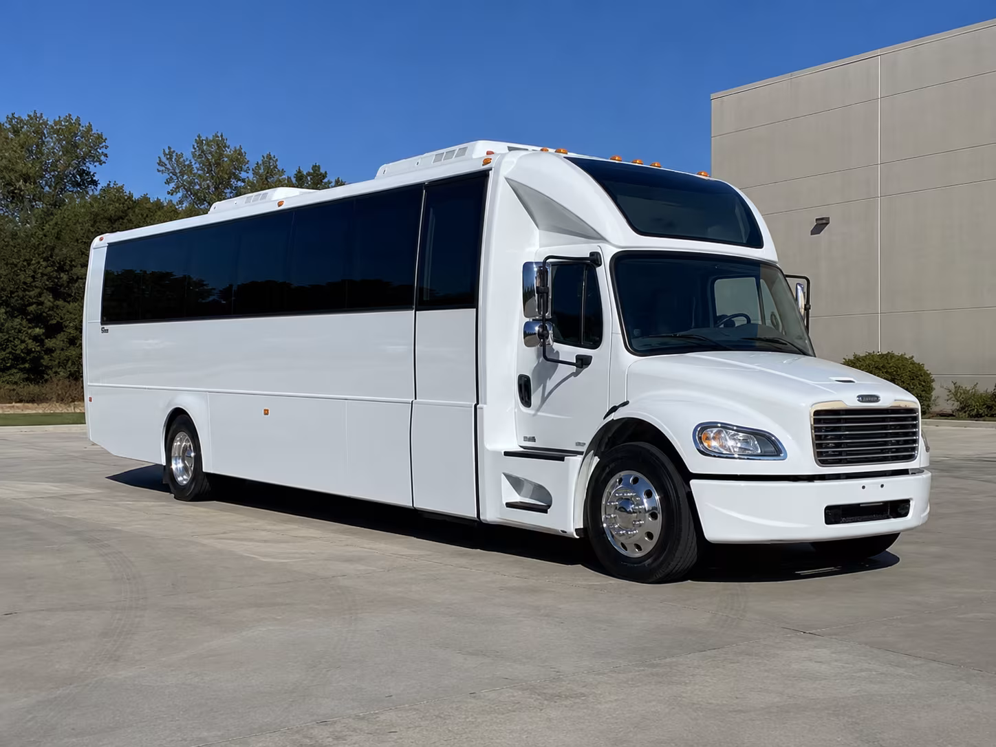 Myrtle Beach Wedding Transportation party bus exterior
