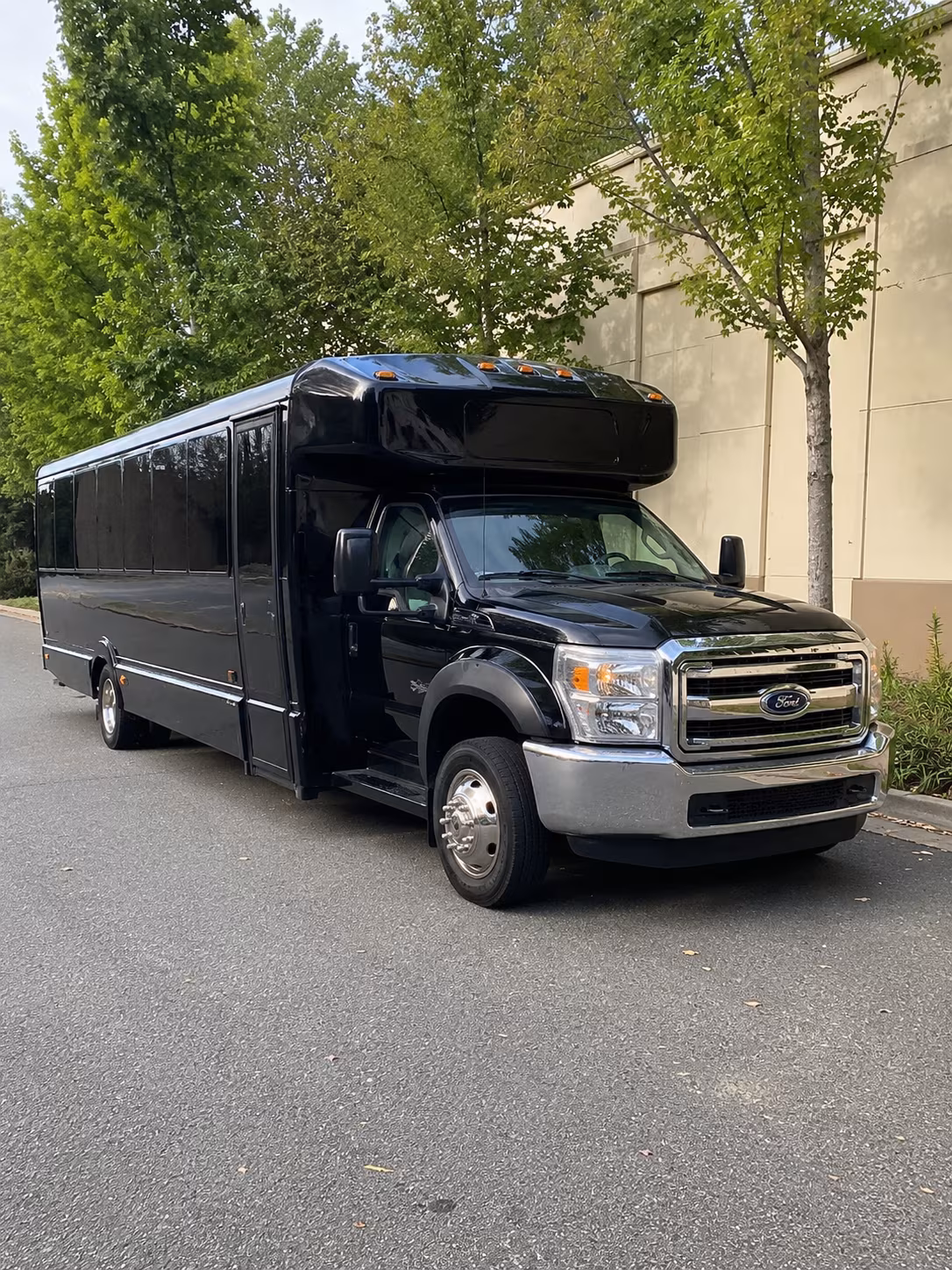 Myrtle Beach Wedding Transportation party bus exterior