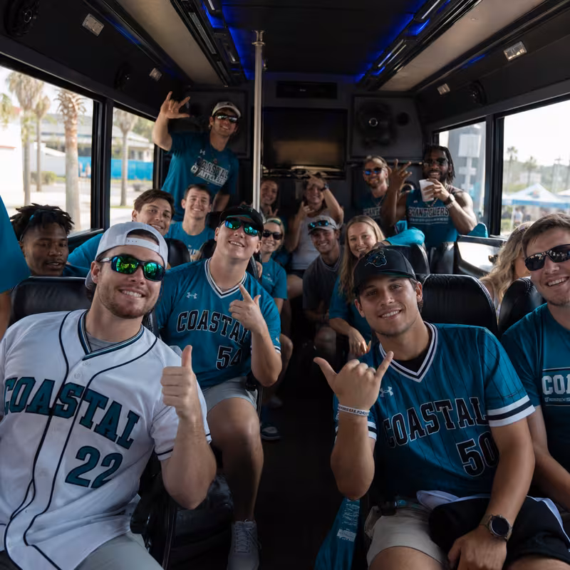 Myrtle Beach Sporting Event Transportation fleet vehicle